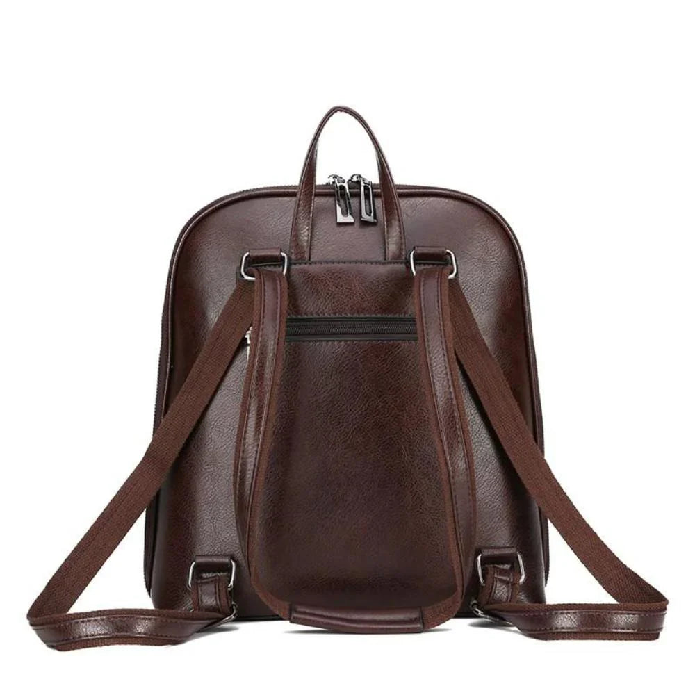 Classic Double-Zip Backpack - Modern Sleek Design