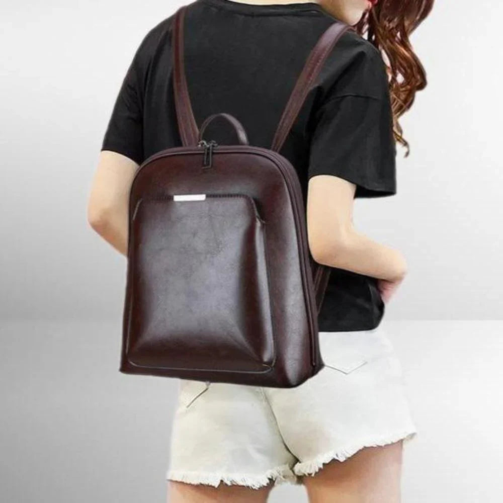 Classic Double-Zip Backpack - Modern Sleek Design
