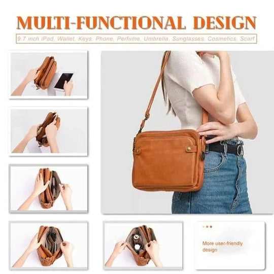 Aria™ Masterpiece | Classic Shoulder Leather Bag